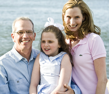 Sarah and her parents