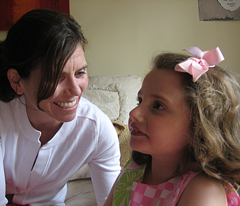 Sarah with Aunt Jenny