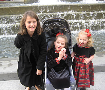 Alix, Sarah and Lilly at The Velveteen Rabbit