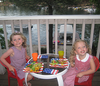 Lindasy and Lilly - 4th of July at Lake of the Pines